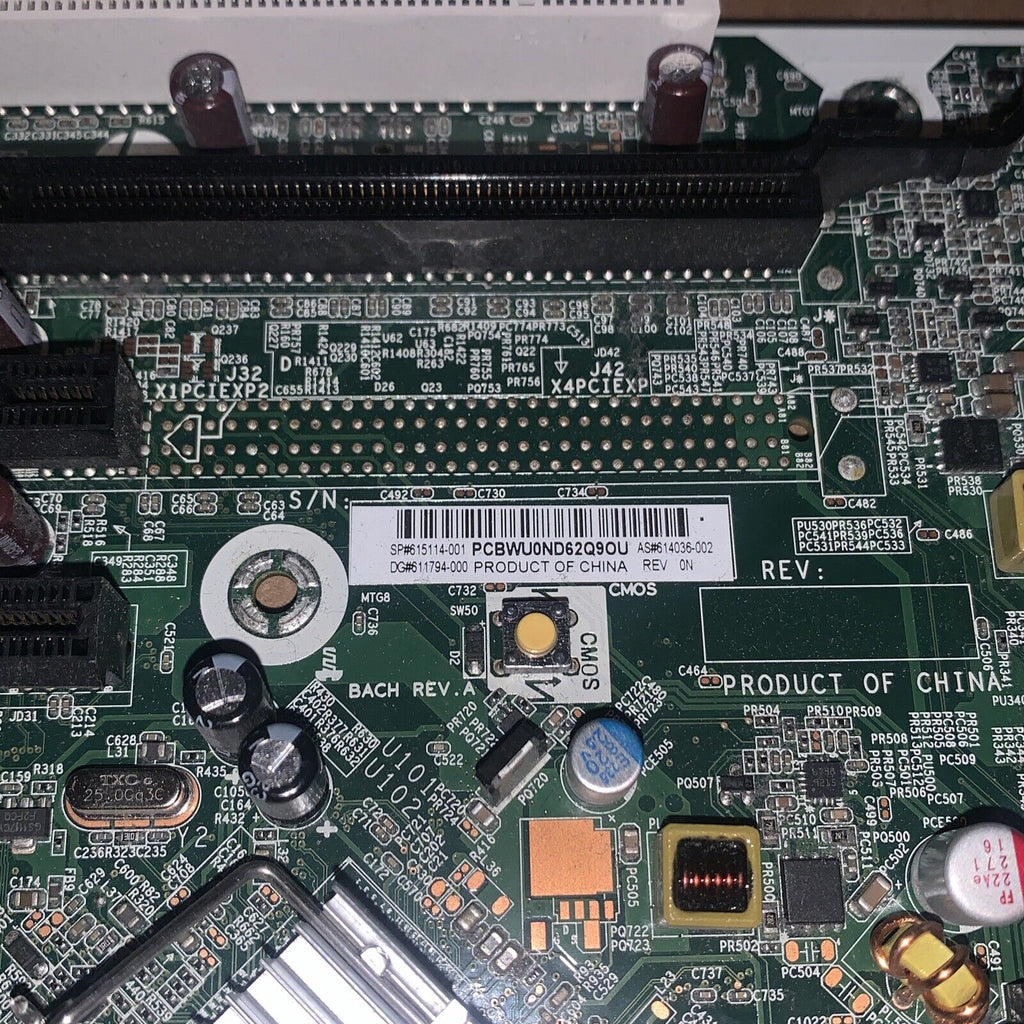 HP Compaq Pro 6200 SFF Desktop Motherboard LGA1155 614036-002 615114-001