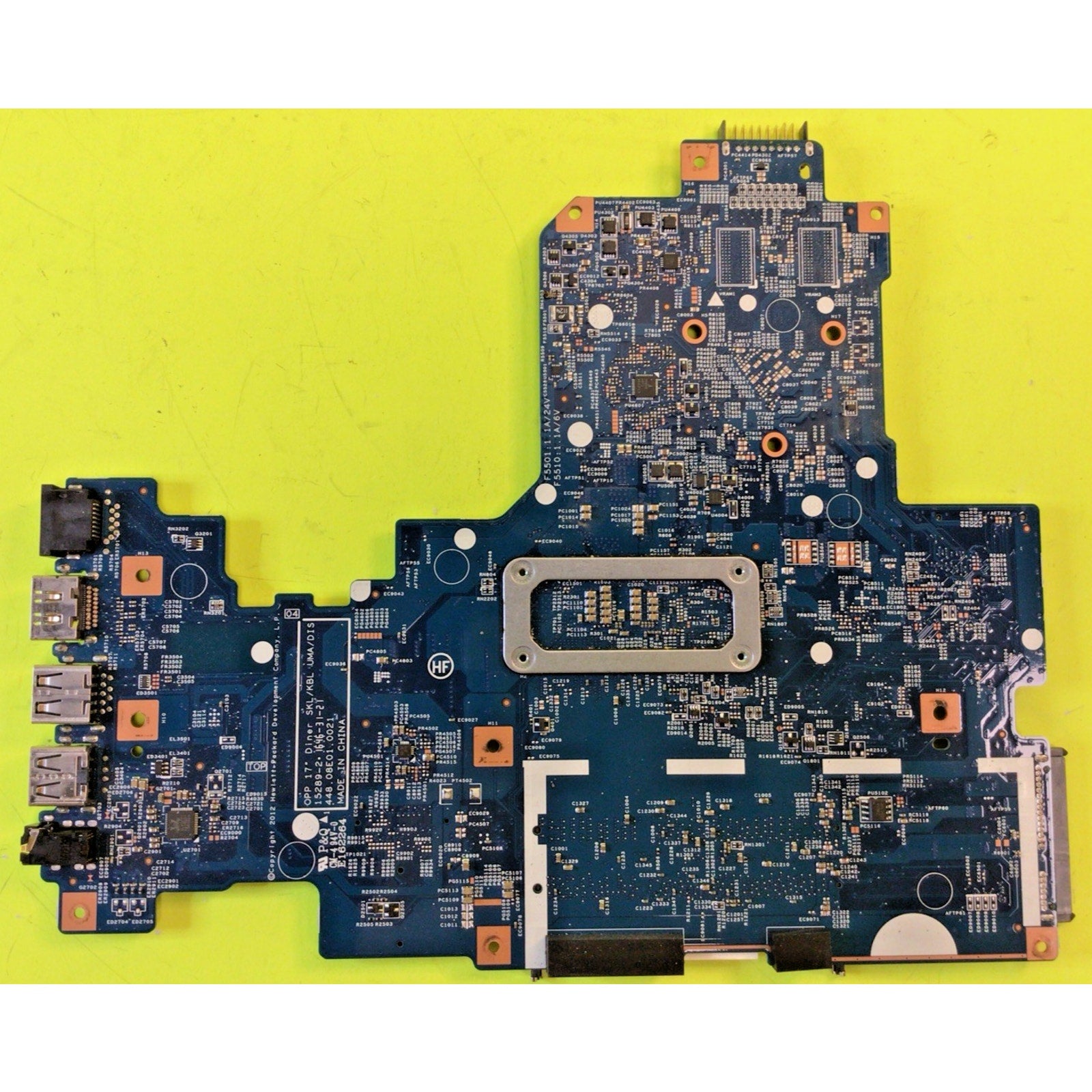 HP Laptop 17-X116DX Motherboard Core i5 7200u 859033-601