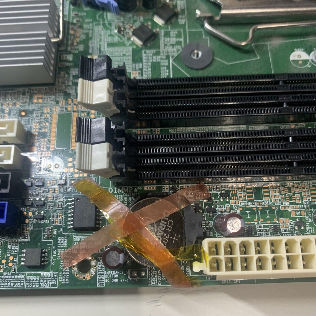 Dell Optiplex 990 DT MT LGA1155 Motherboard 06D7TR - Damaged CMOS Battery Holder