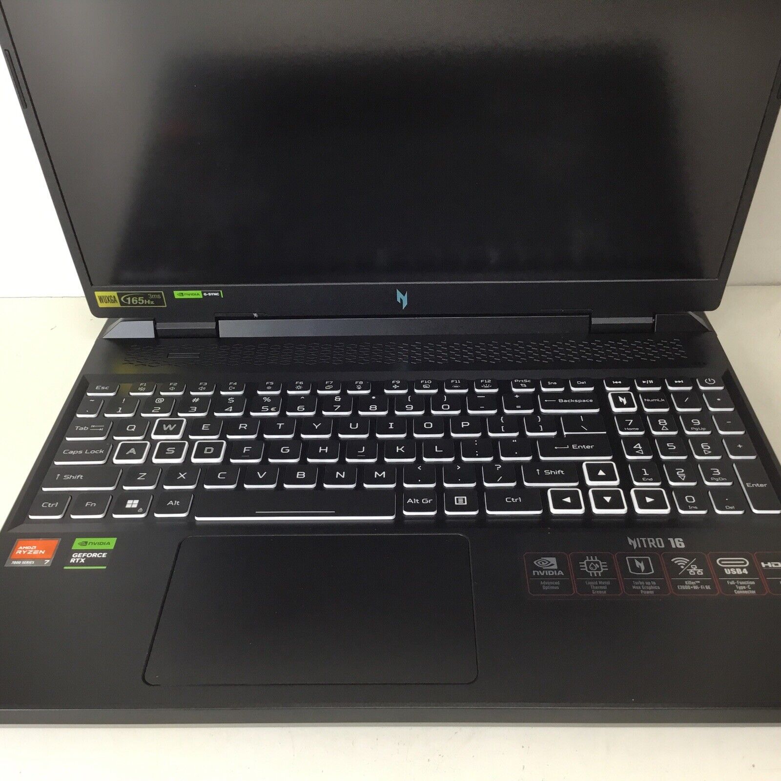 Acer Nitro 16 Gaming Laptop Ryzen 7 RTX 4050 16GB DDR5 1TB NVME AN16-41-R6WV