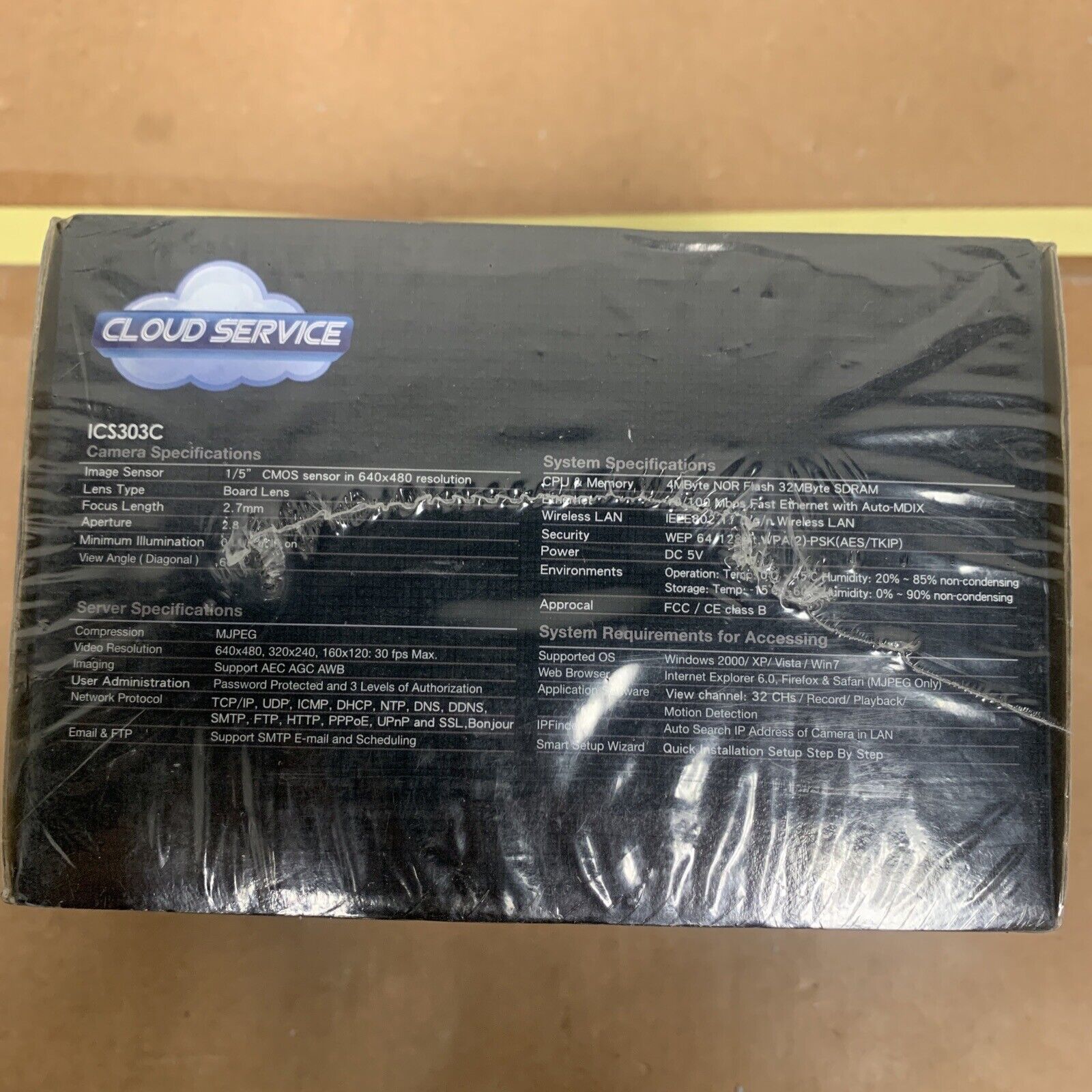 2-Pack iPUX ICS303C Cube IP Camera - NEW But Selling For Parts/As-Is - READ WHY