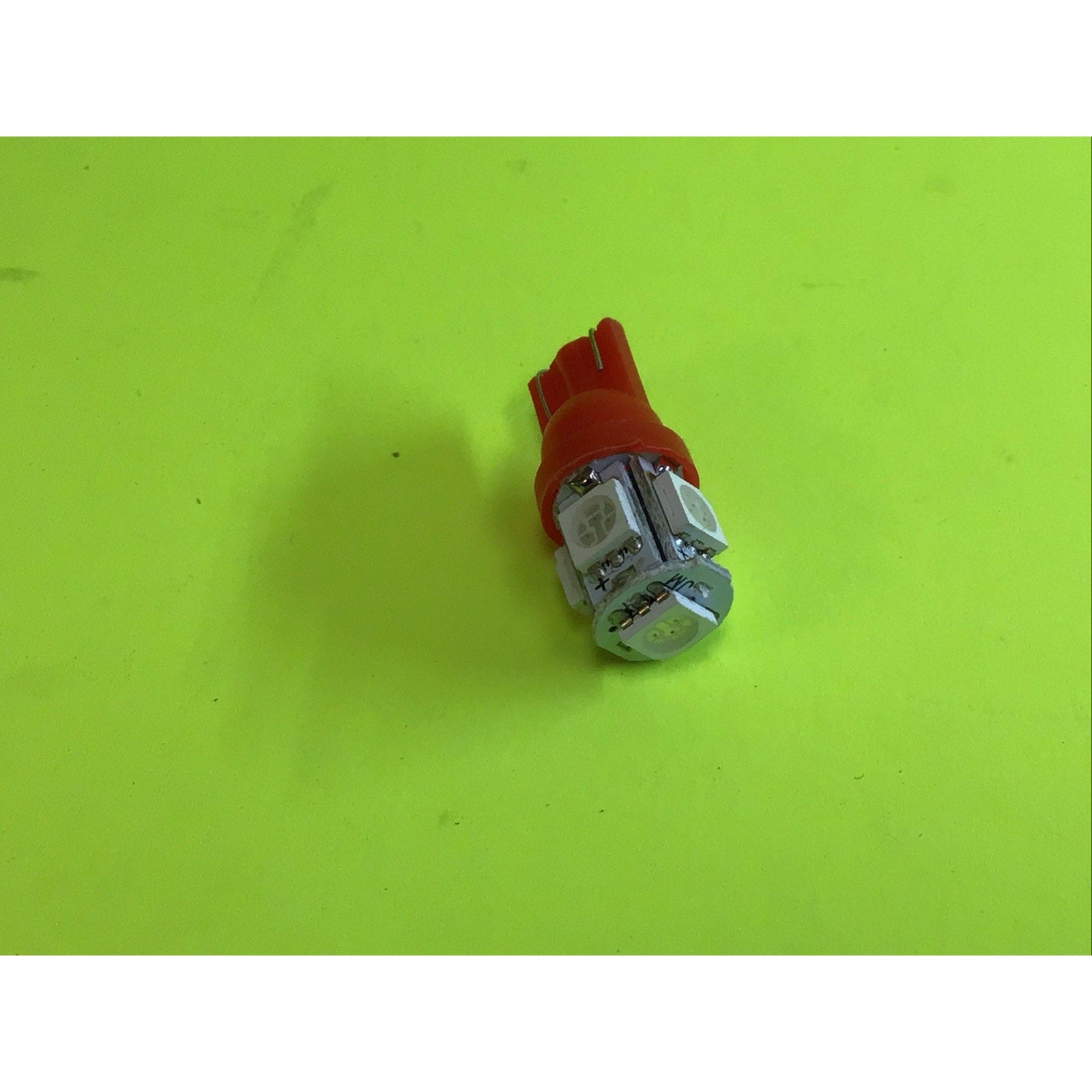 10 Pack T10 5-led 5050SMD License Plate Wedge Reading Light Red