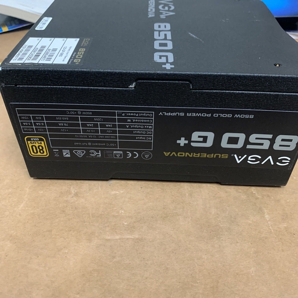 *DAMAGED* EVGA SuperNOVA 120-GP-0850-X1, 850 G+, 80 Plus Gold 850W (B1) - Broken