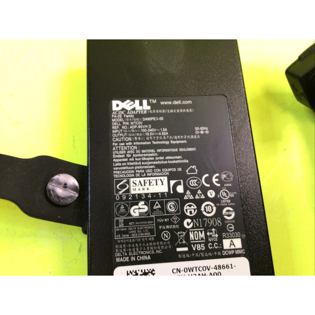 Dell 90W 19.5V AC Power Adapter Charger 0WTC0V
