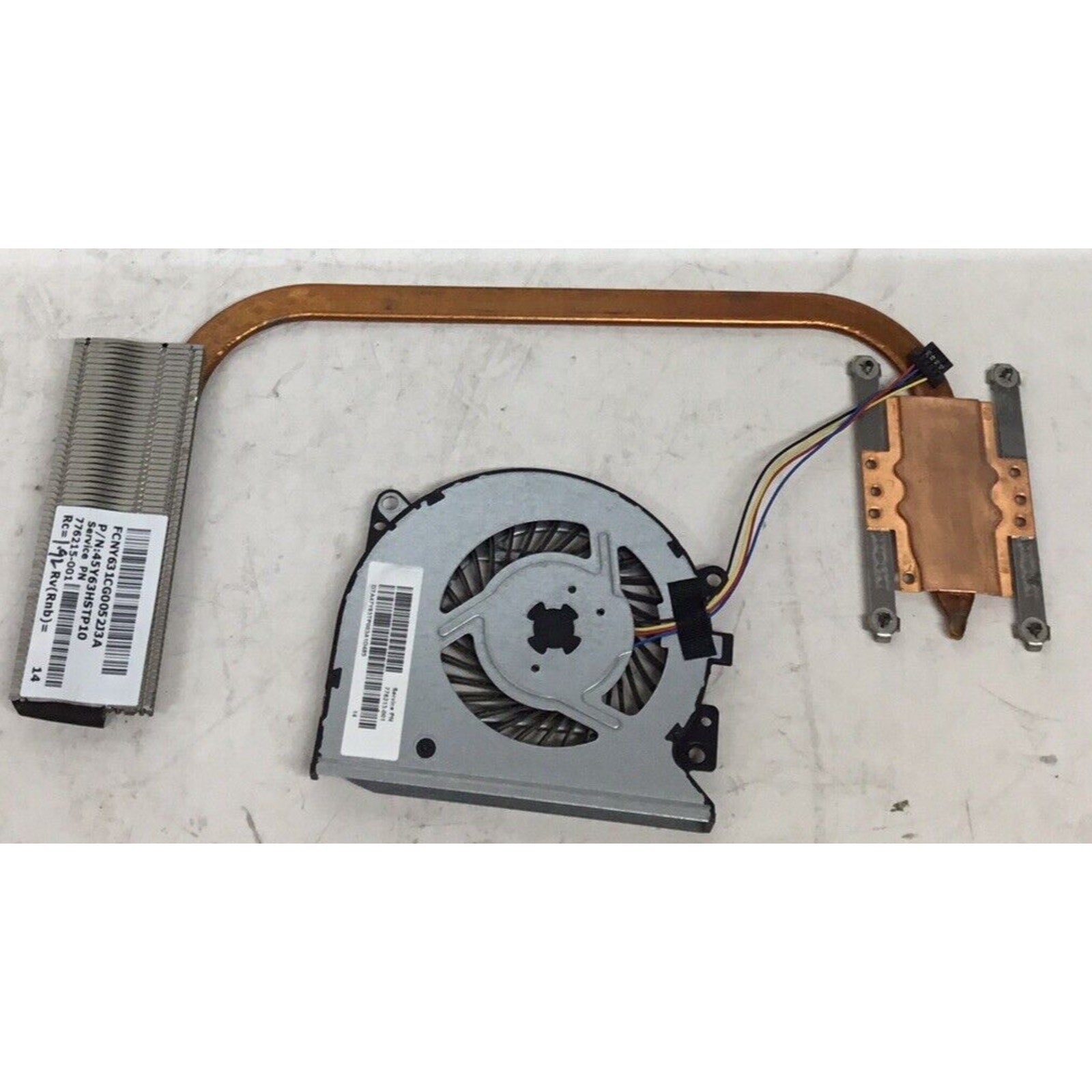 HP ENVY X360 15-U SERIES COOLING FAN W/ HEATSINK 776213-001 776215-001