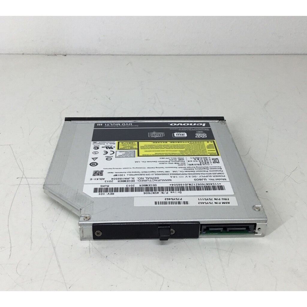 Lenovo Thinkpad DVD SATA Drive UJ8CO 45N7606 75Y5462