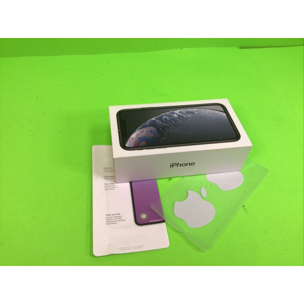 iPhone XR 64GB Black Empty Box Only with Stickers and Insert