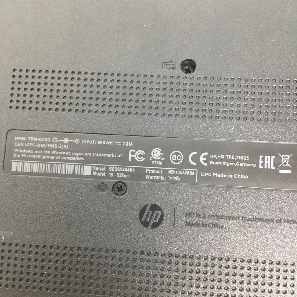 For Parts HP 15-f222wm 15.6" Laptop READ DESCRIPTION