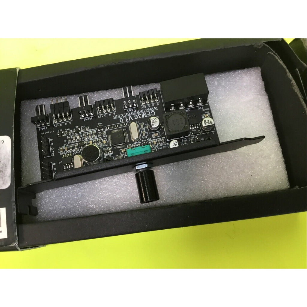 Lamptron CFM36 Fan & RGB Lighting Controller w/ REMOTE CONTROL - 30W Per Channel