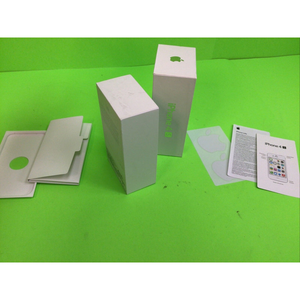 Apple iPhone 4S 8GB White Empty Box Only with Stickers and Insert
