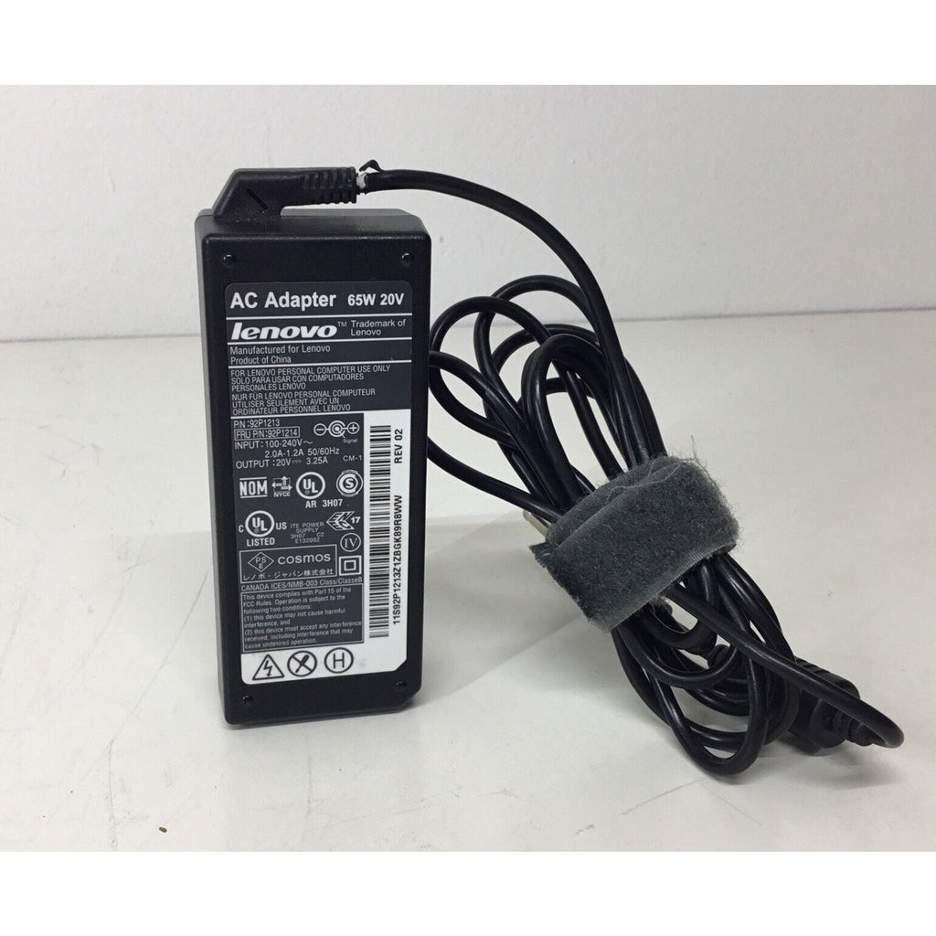Lenovo 65W 20V 3.25A AC Adapter 92P1213 92P1214