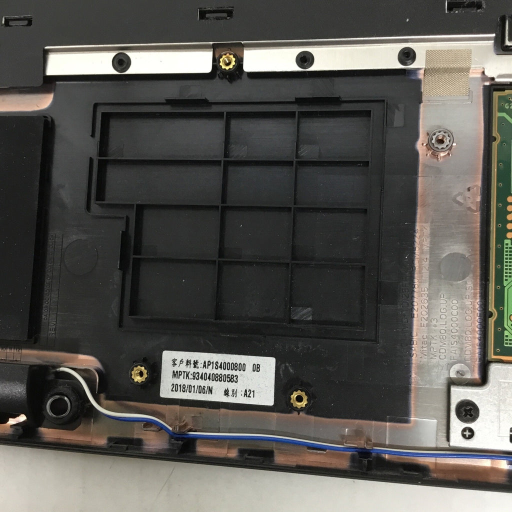 Dell Latitude E5580 Precision 3520 Palmrest Keyboard Touchpad A166U1