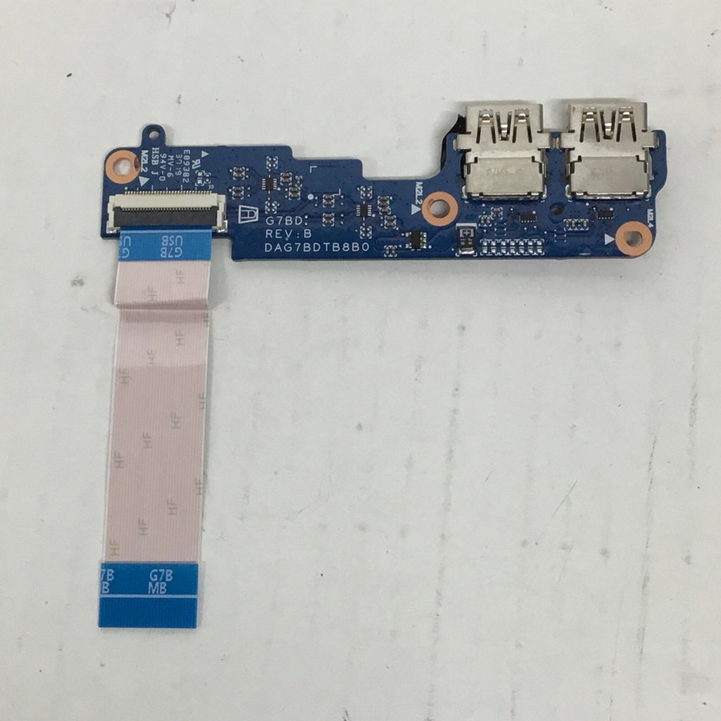 Genuine HP Pavilion 15-CS 15.6" Laptop Dual USB Port Board W/ Cable DAG7BDTB8B0