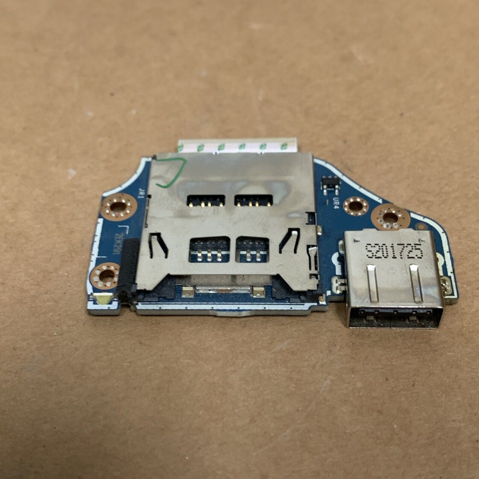 HP Omen 15-DH 15-DH1060NR Genuine Laptop USB Card Reader Board w/ Cable LS-H482P