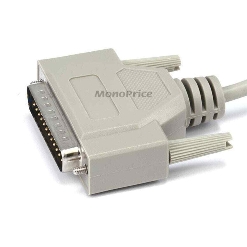 10ft DB9-Female / DB25-Male Molded Cable - 10 Feet