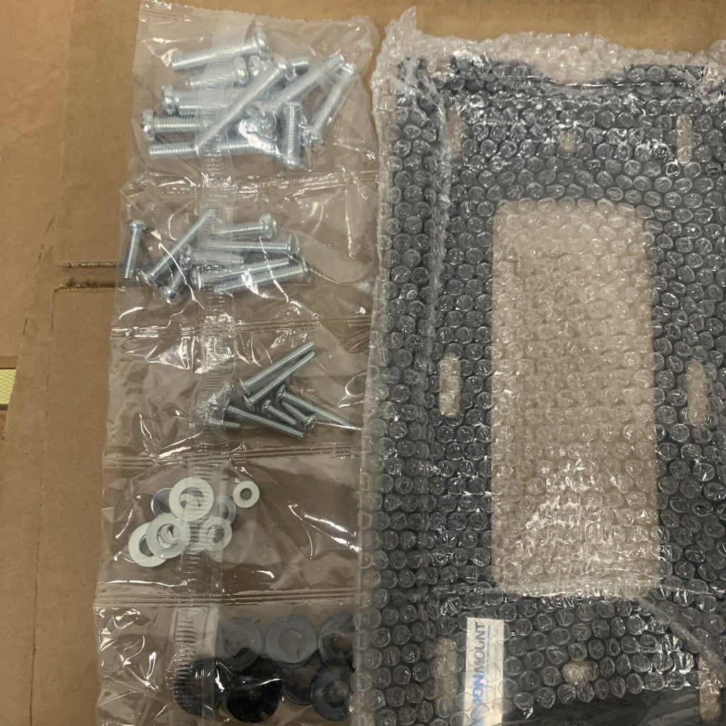 Monmount Fixed TV Wall Mount for Most 19" - 37" Flat-Screen TVs - Black, DIY