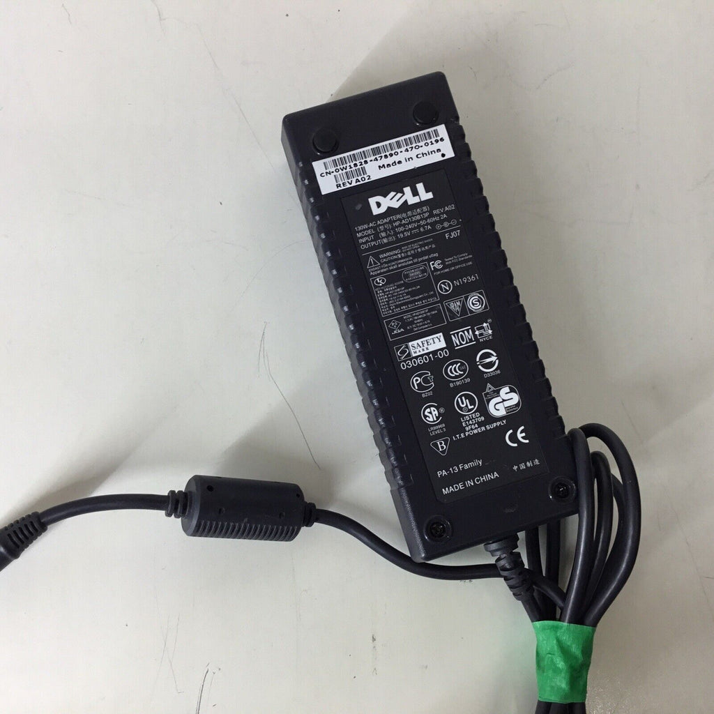 Dell HP-AD130B13P 130W AC Adapter Laptop Charger 19.5V 6.7A 0W1828