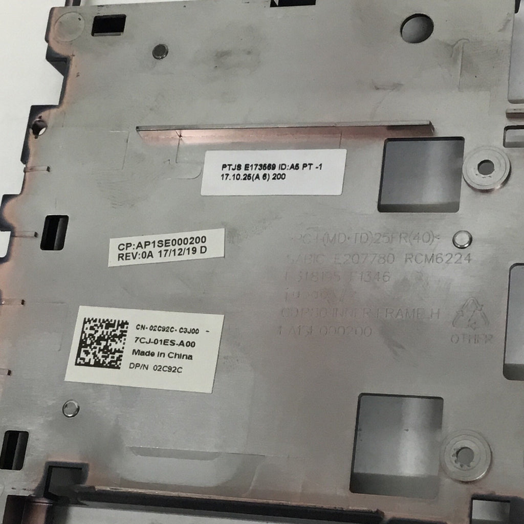 Dell Precision 3520 Laptop Computer Part CN-02C92C 02C92C AP1SE000200
