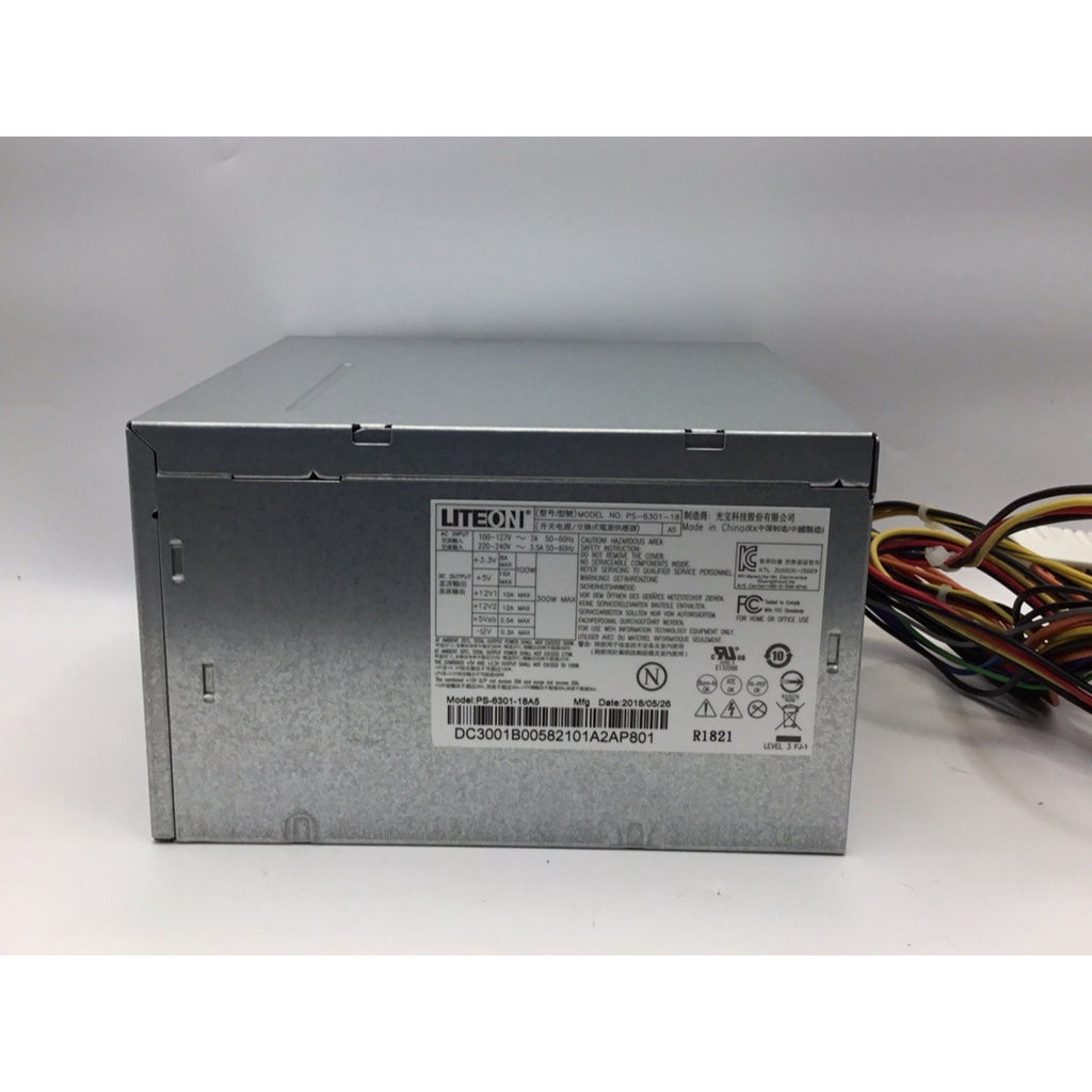 Liteon 300 W 24 Pin ATX Desktop Power Supply PS-6301-18