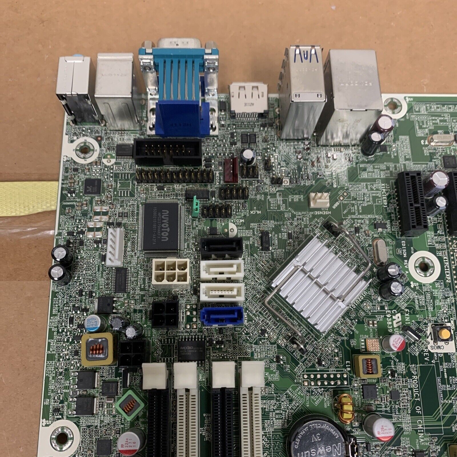 HP Pro 6300 SFF Desktop Motherboard 656934-001 657239-001 With Intel G640 CPU
