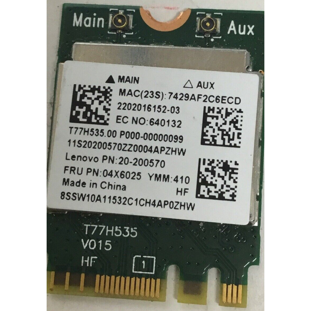 Realtek RTL8723BE Wireless WIFI Card Lenovo 20-200570 FRU 04X6025