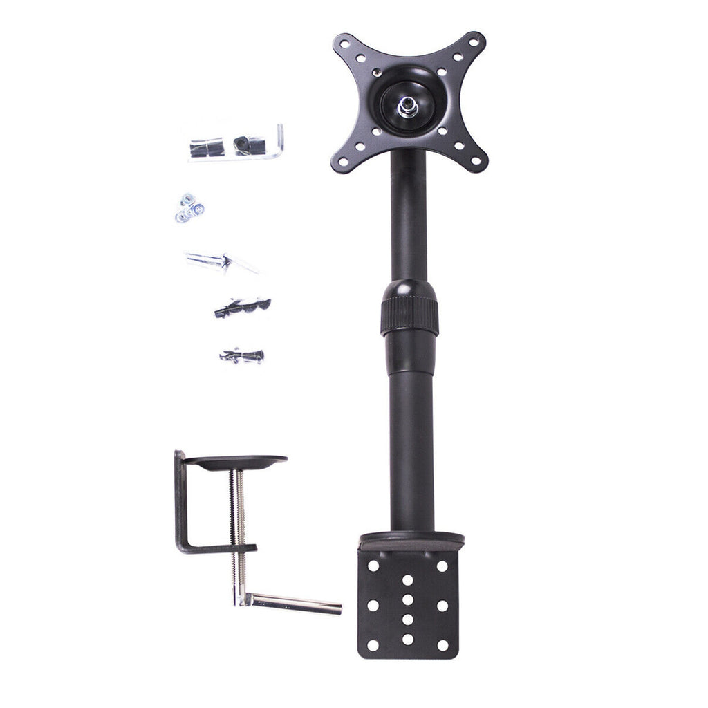 Single LCD Monitor Mount - Fits to 24" Display - C Clamp - LCD500S