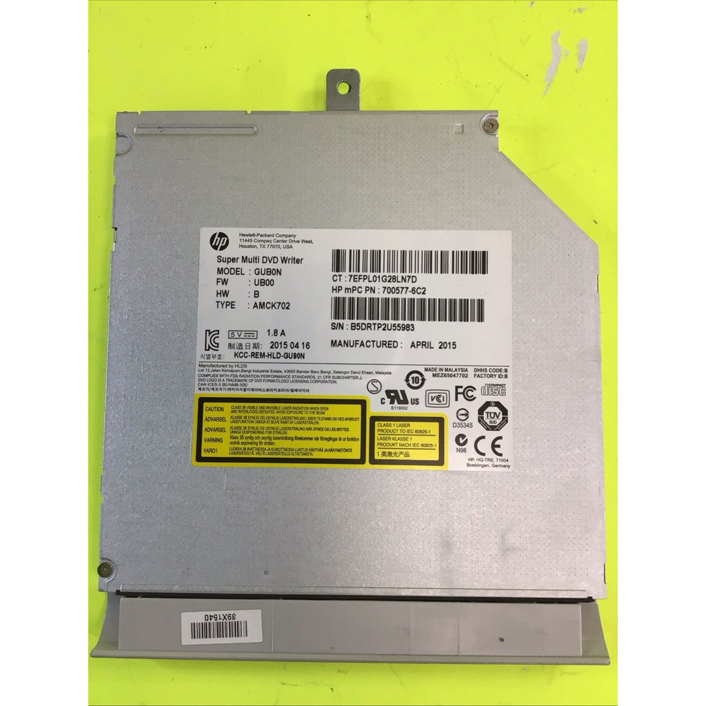 HP Pavilion 15-AB157NR Super Multi DVD-RW CD-RW Burner Drive GUB0N 700577-6C2