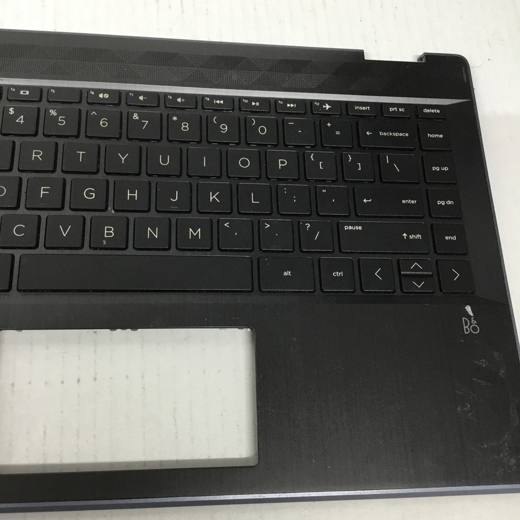 For Parts HP Pavilion X360 14-DH Palmrest with Keyboard Silver Edge L53796-001