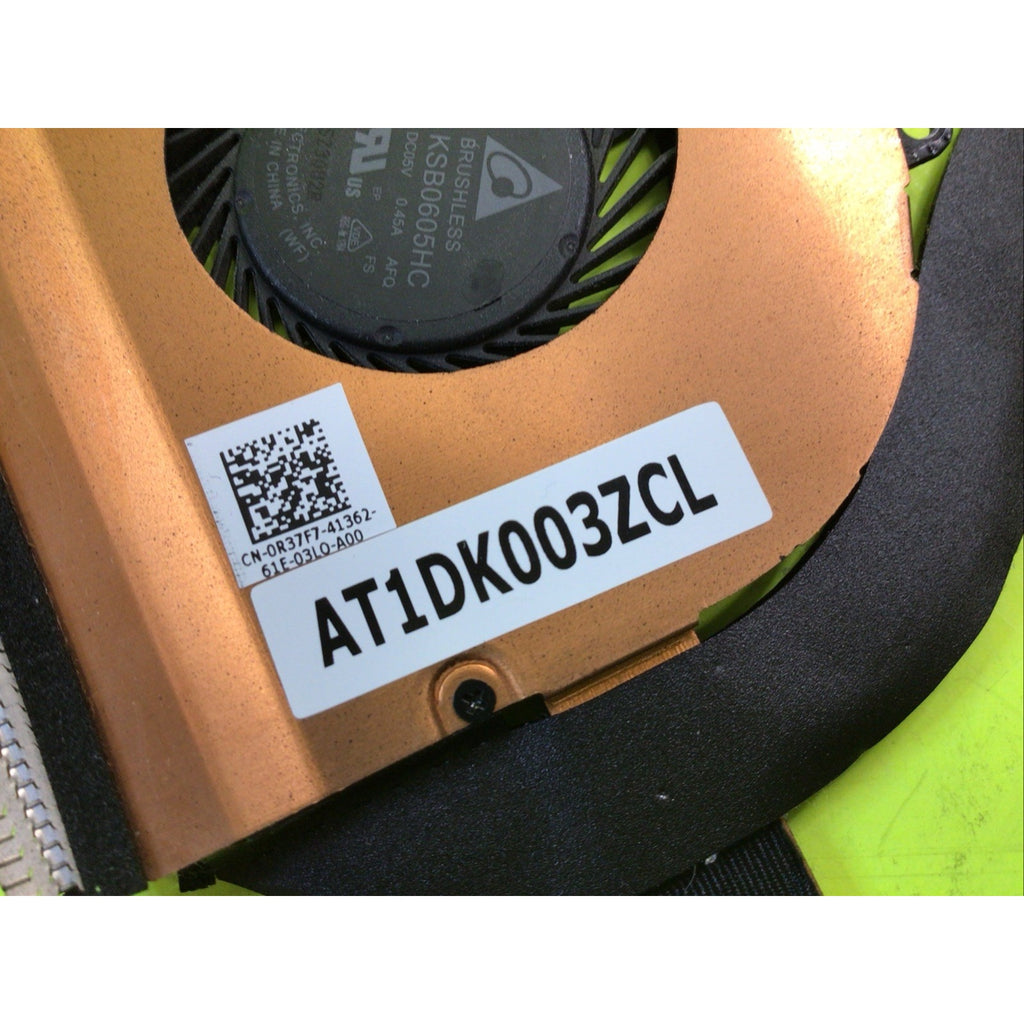 Genuine Dell Latitude E7270 CPU Fan and Heatsink 0R37F7 AT1DK003ZAL