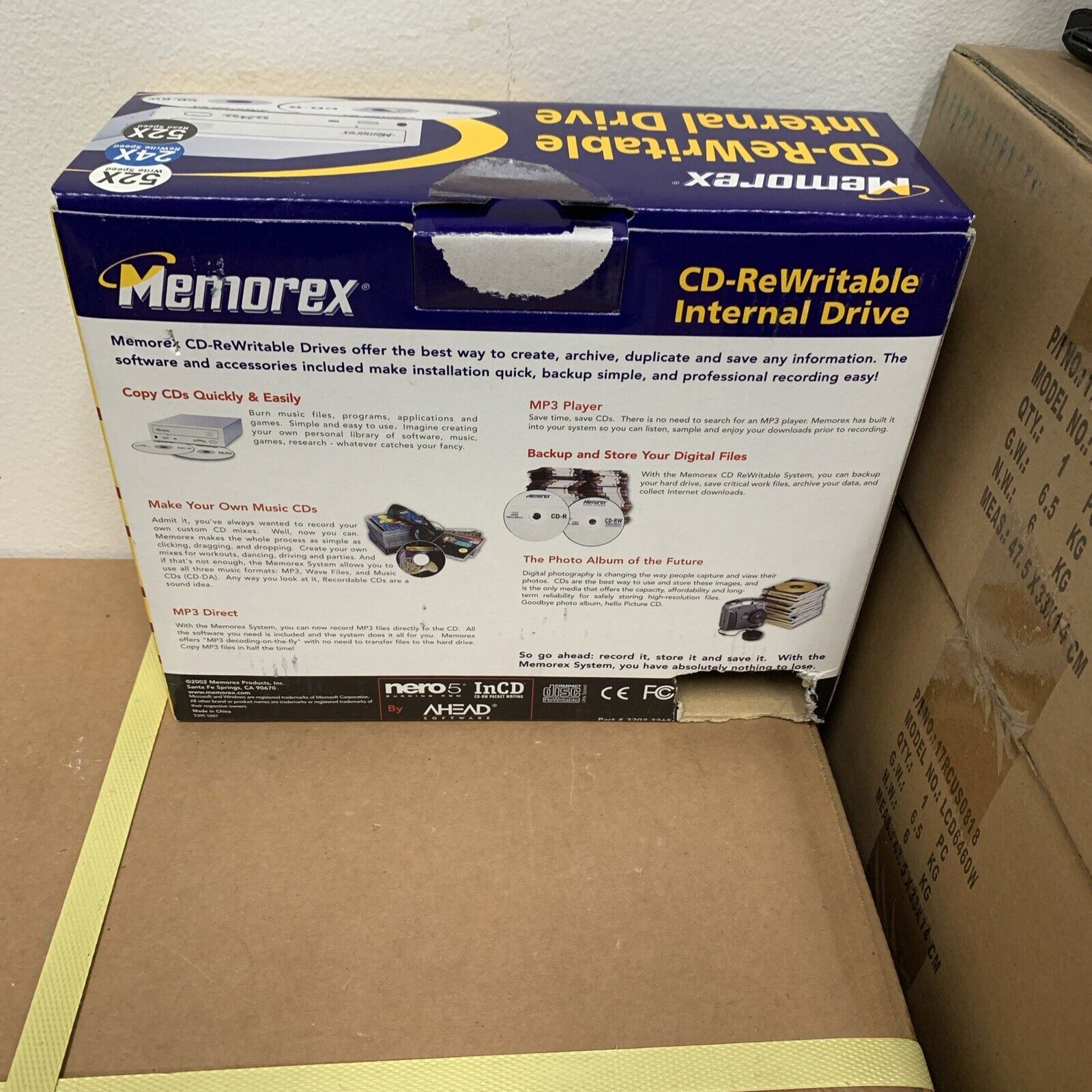 Vintage Hewlett Packard HP IDE CD-Writer Plus 8250i