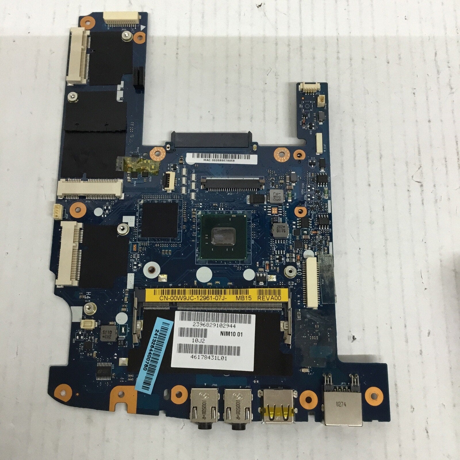 Parts Only Dell 0W9JC Laptop Motherboard NIM10 LA-5732P