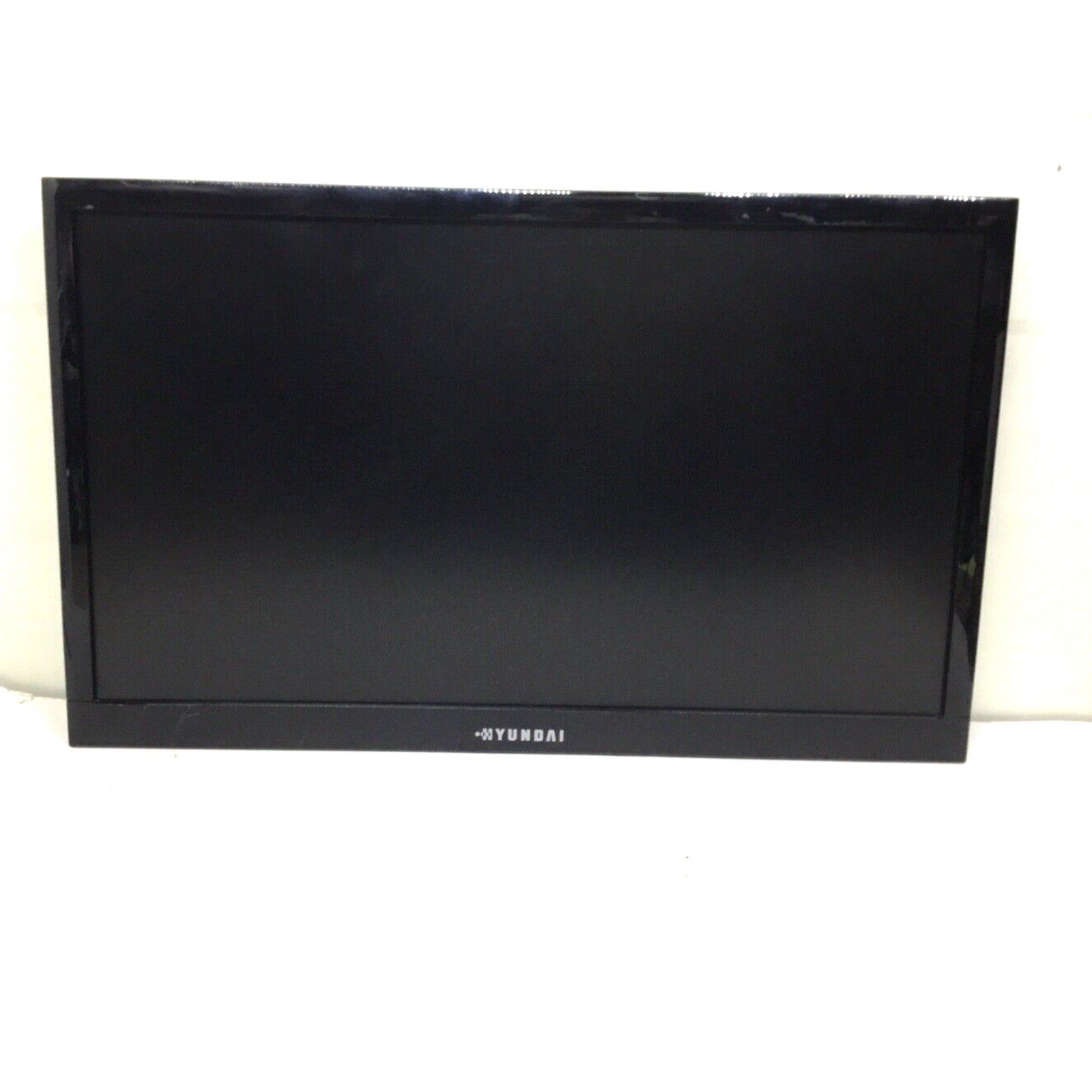 Lot 2x Hyundai Q226L 22" 1080p LED Monitors VGA DVI-D Black No Stand
