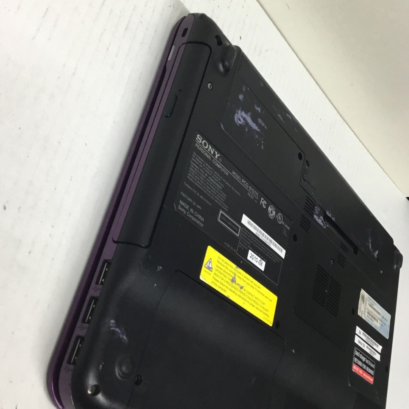 SONY VAIO MODEL PCG-61317L FOR PARTS