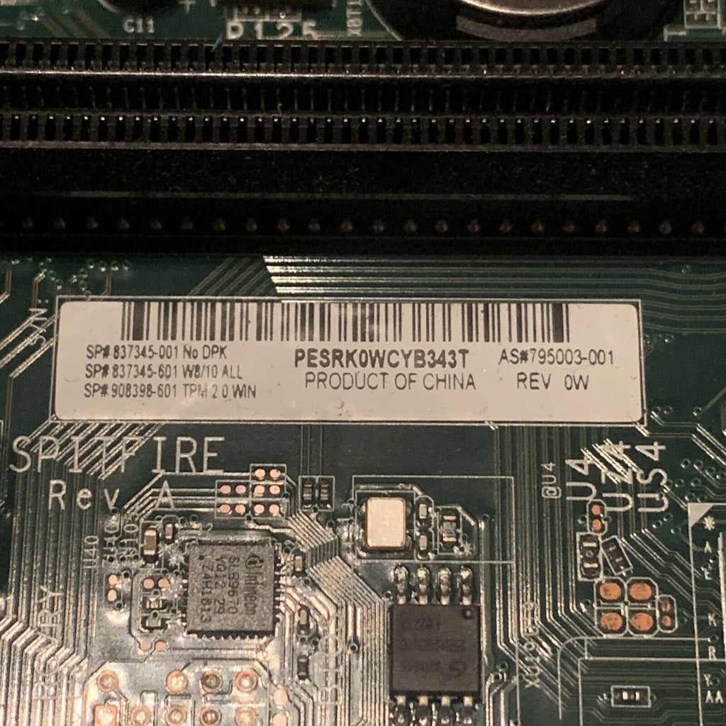 HP Z240 SFF Desktop Motherboard LGA1151 C236 DDR4 795003-001 837345-001