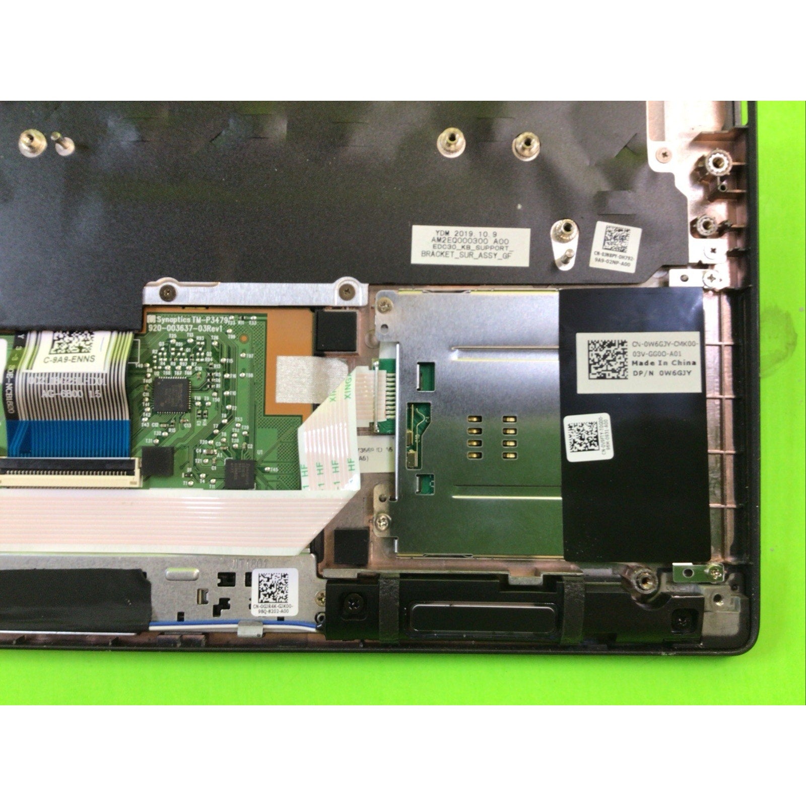 Dell Latitude 7300 Palmrest Touchpad Keyboard Assembly 0JN8PY 0RYNFJ