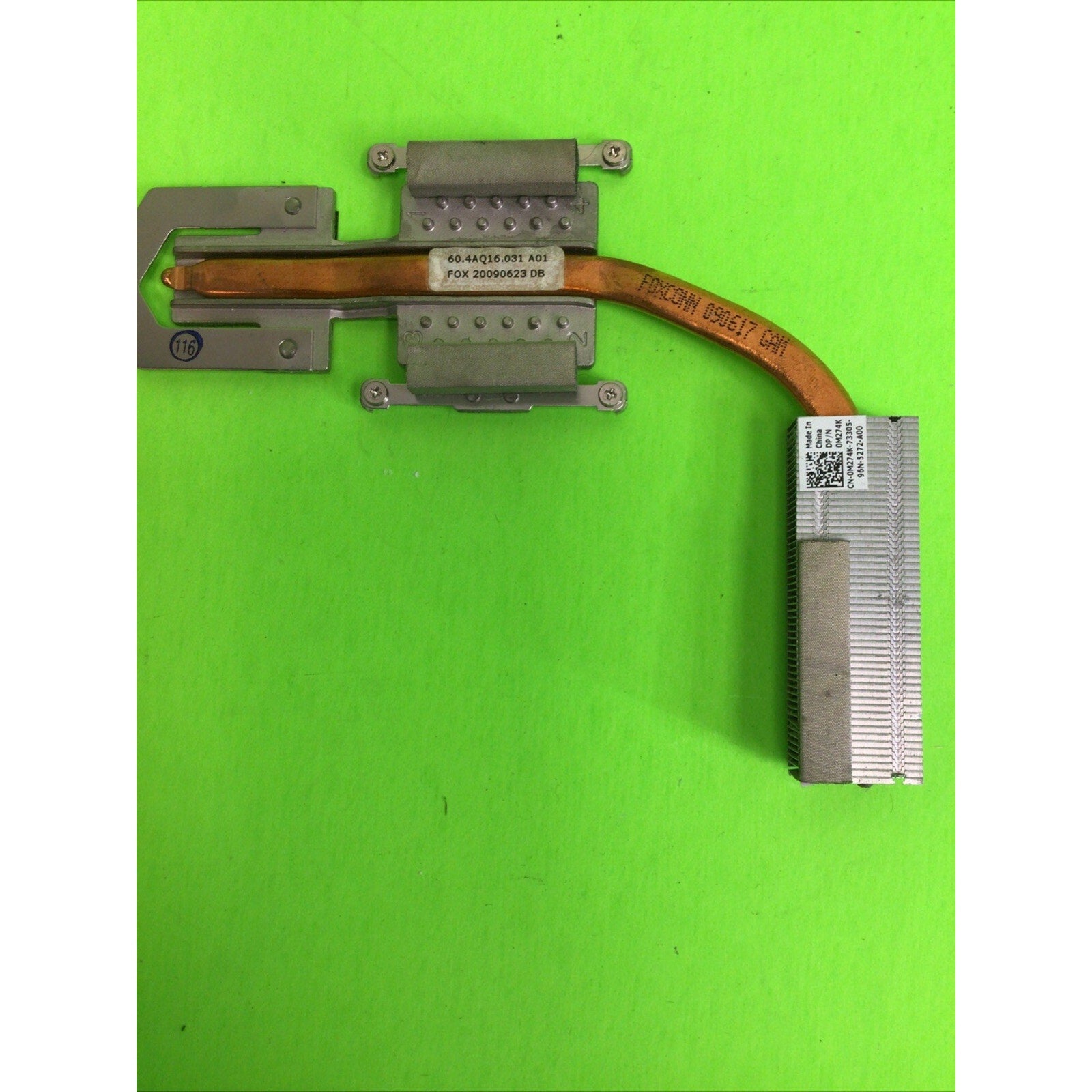 GENUINE ORIGINAL DELL INSPIRON 1545 1546 CPU COOLING HEATSINK M274K 0M27K