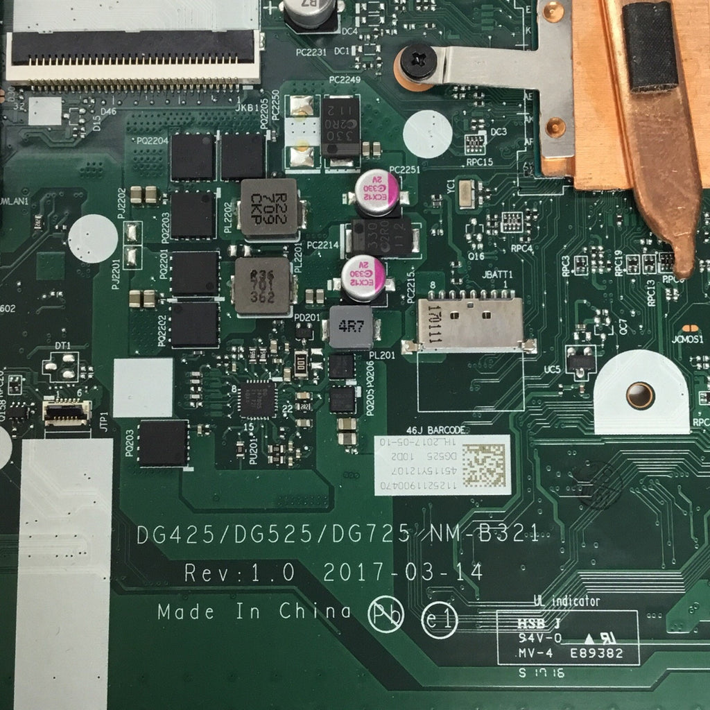 Motherboard For Lenovo Ideapad 320-15AST - Mainboard 5B20P19430