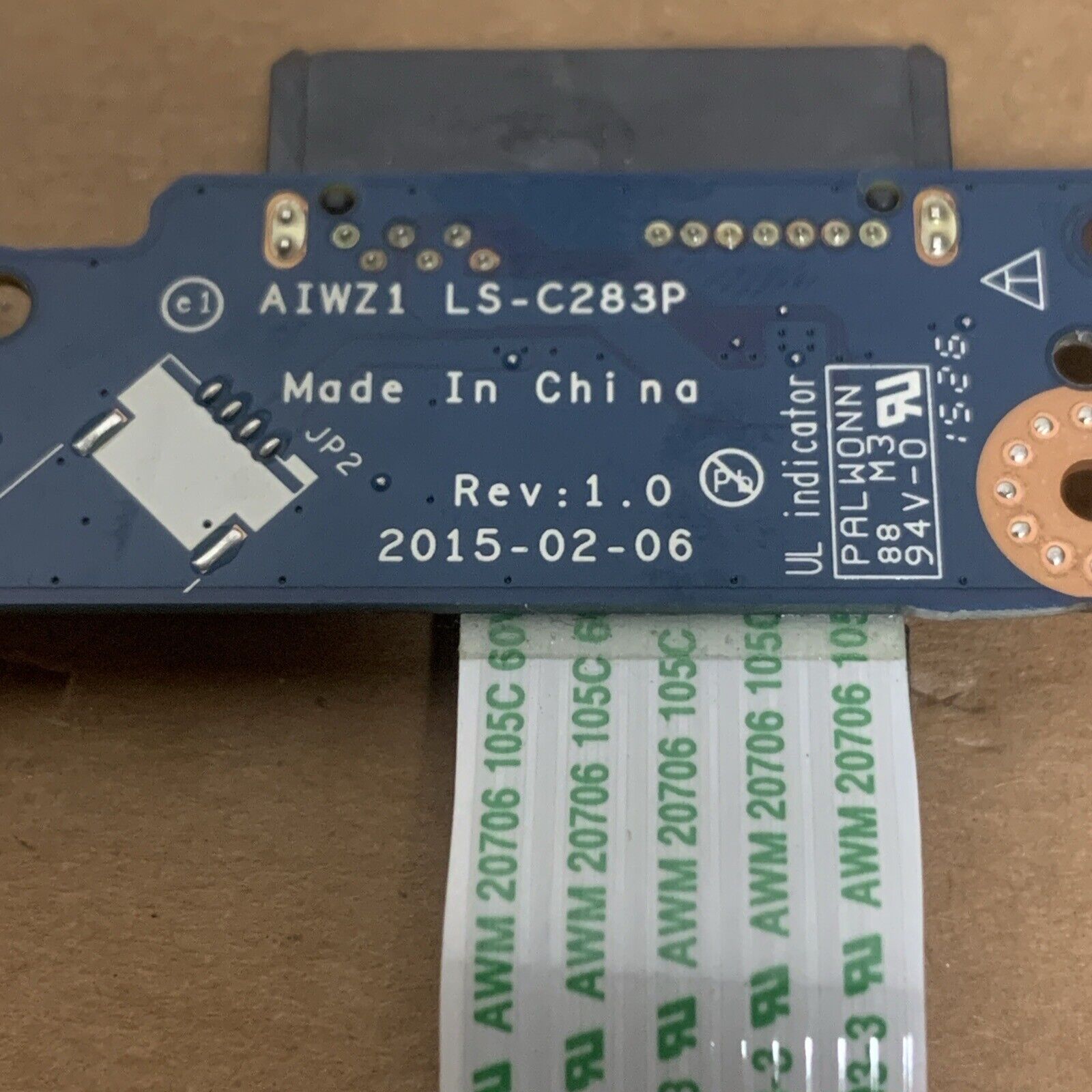 Genuine Lenovo ideapad 500-15ACZ SATA DVD connector board with cable LS-C283P