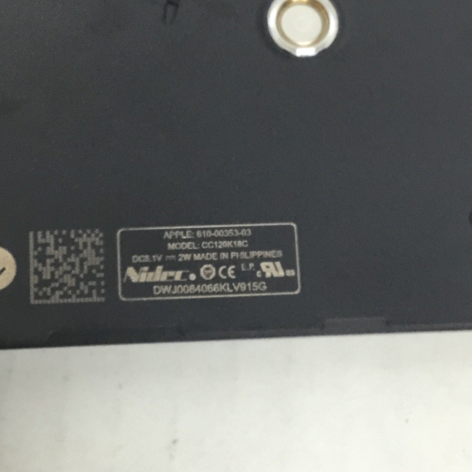 USED Left CPU Fan 610-00353-03 CC120K18C for Apple Macbook Pro 16" A2141 2019