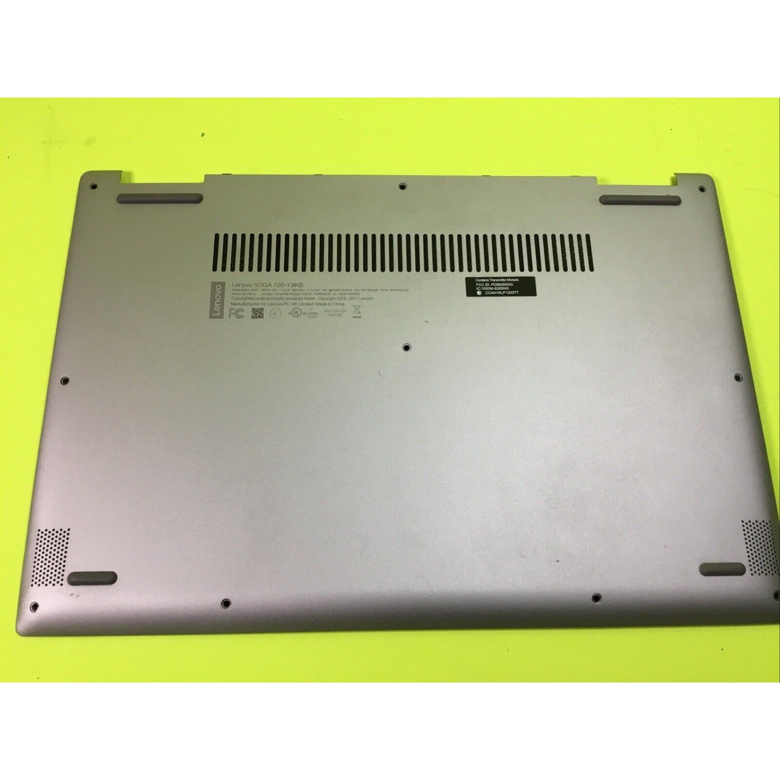 Lenovo YOGA 720-13IKB Bottom Case Shell Silver
