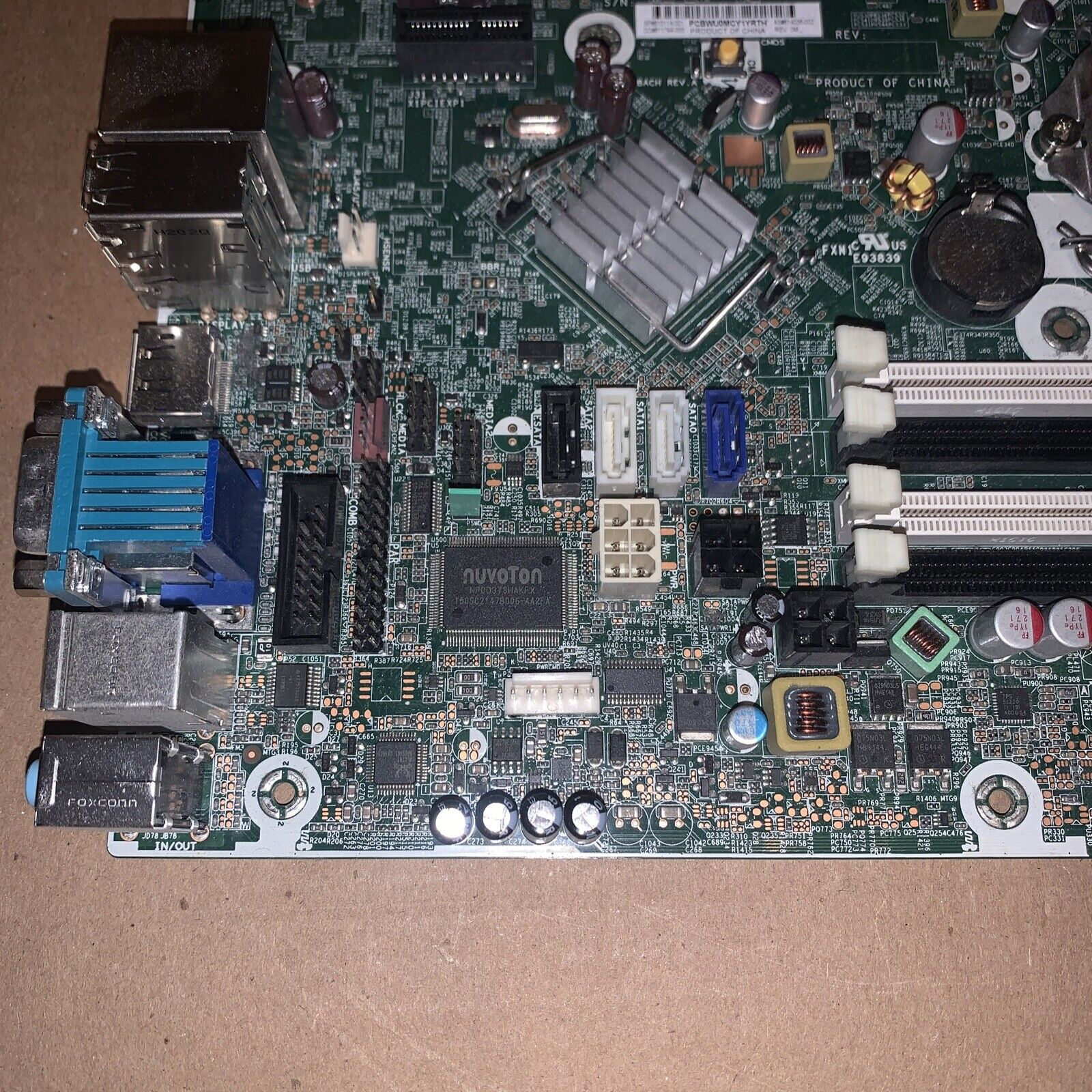 HP 6200 SFF 615114-001 611794-000 614036-002 Motherboard Only - No IO Shield