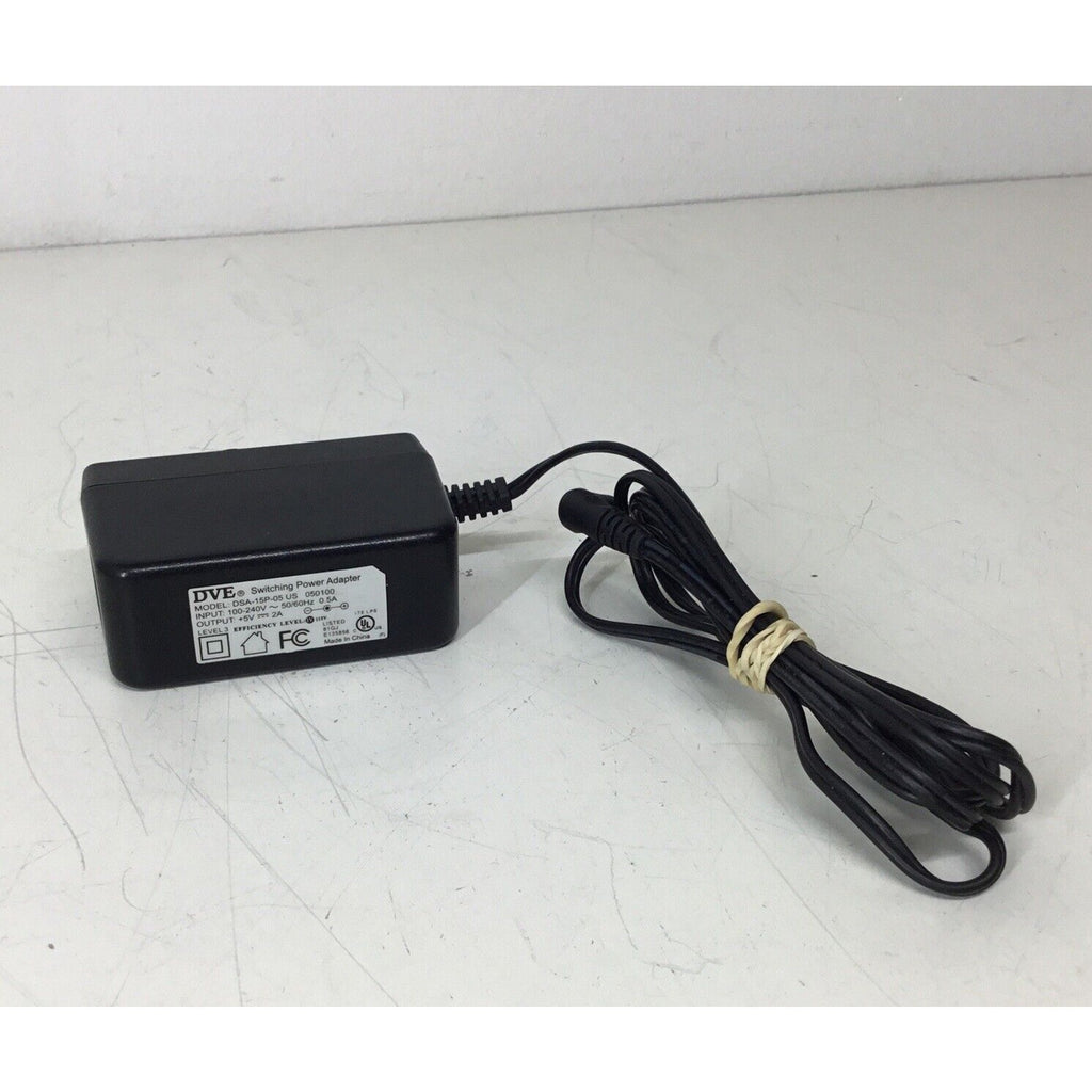 DVE Switching AC Power Adapter Model DSA-15P-05 US 5V DC 2A