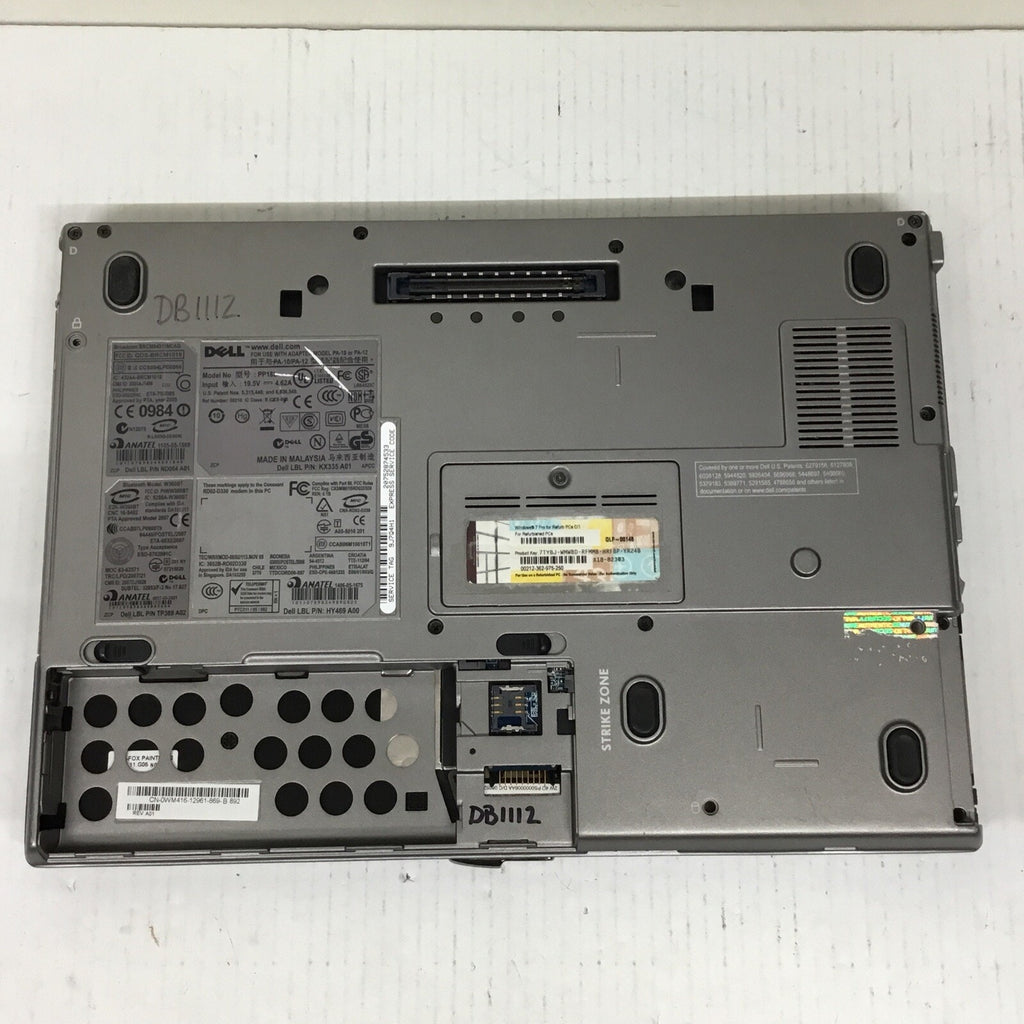 Dell Latitude D630 Laptop For Parts No HDD No Adapter