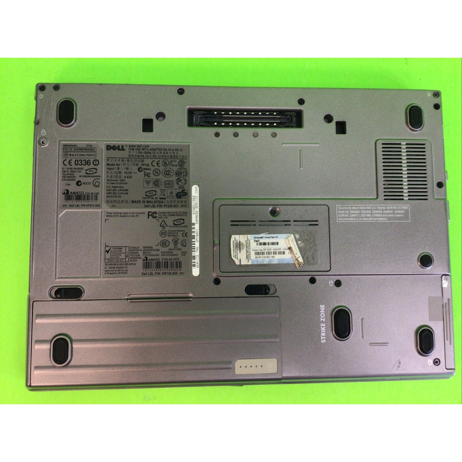 Dell Latitude D620 4GB RAM 240GB SSD Windows XP Pro SP3 WiFi Serial port DVD/CD