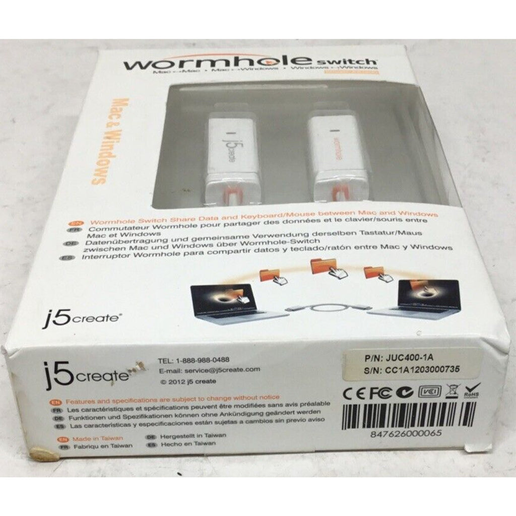 wormhole switch share data and keyboard /mouse between mac/windows JUC400-1A