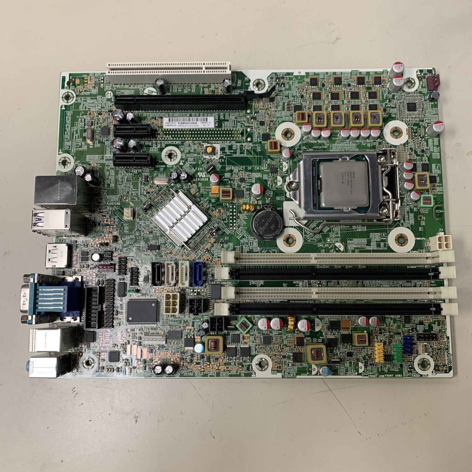 HP Pro 6300 SFF Intel LGA1155 DDR3 Desktop Motherboard 656961-001 With G640 CPU