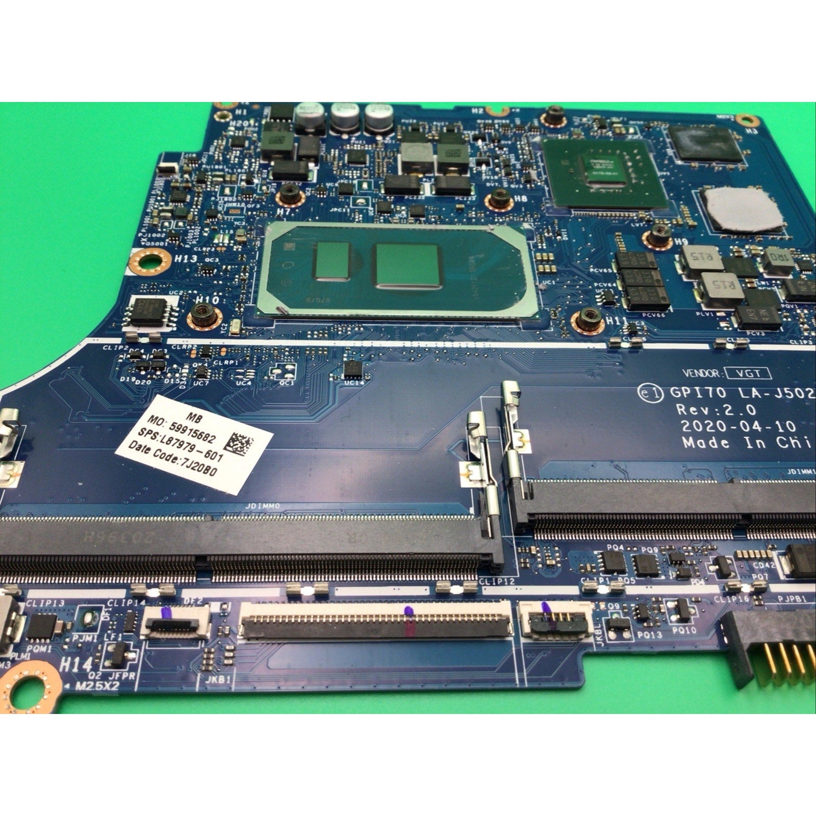 HP ENVY 17M-CG0013DX L87979-601 i7-1065G7 1.3GHZ GeForce MX330 2GB Motherboard