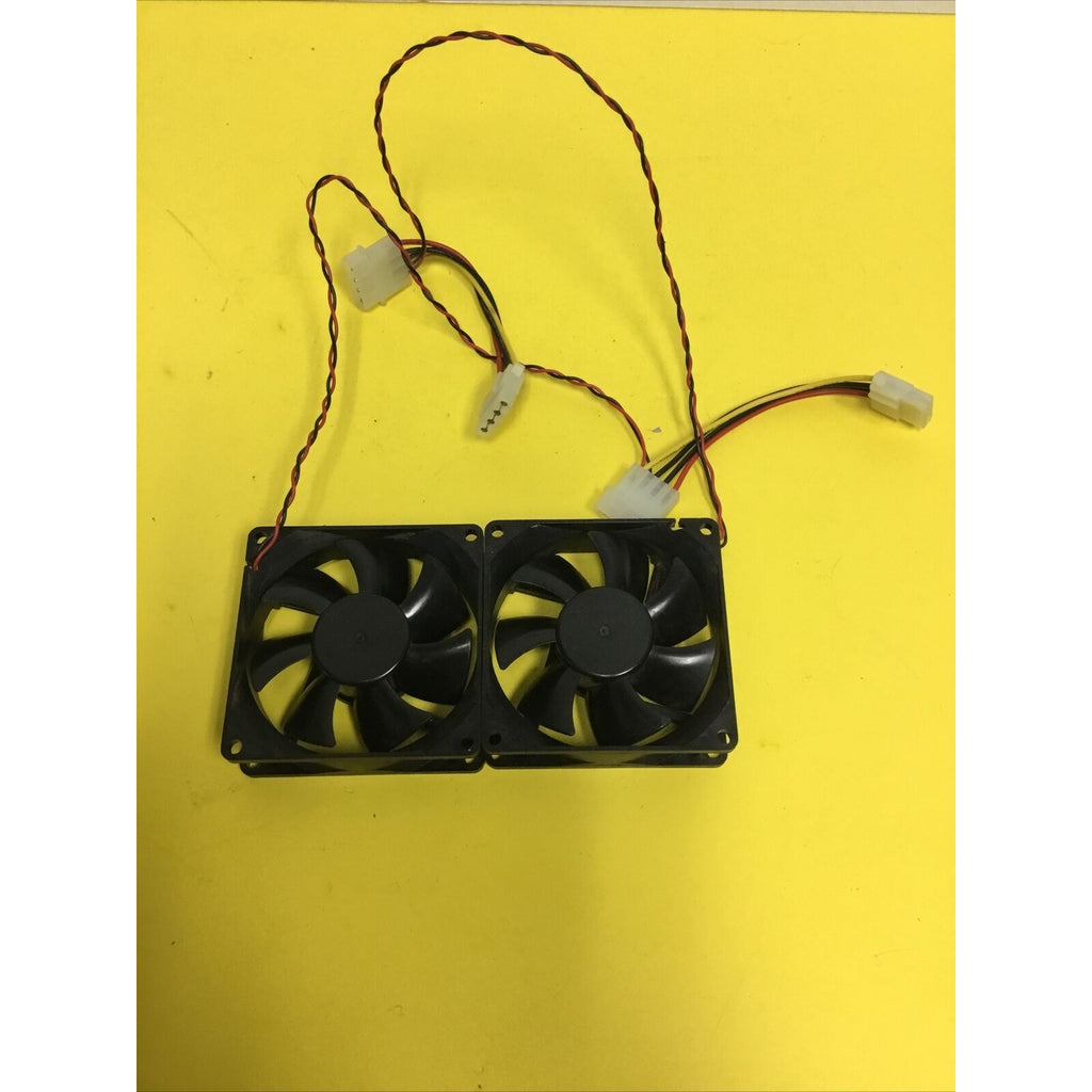 LOT 2x DFS802512M 12V 0.25A 4-Pin Rotary DC Fan Brushless Computer Cooling