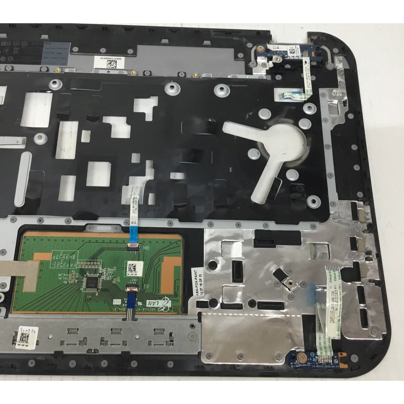 Palmrest w/Touchpad & Daughterboards - Dell Inspiron 15R 5520 * 00FH7F