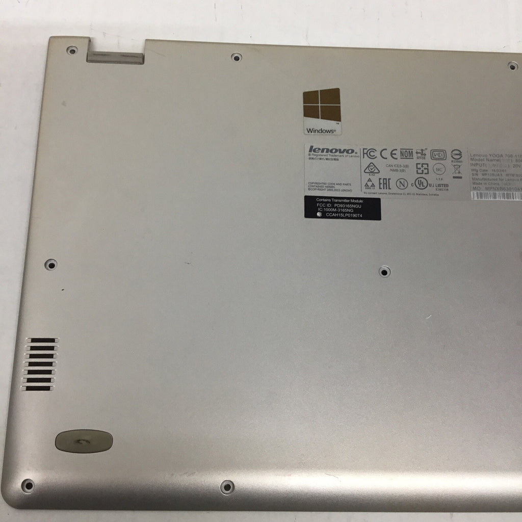 Lenovo Yoga 700-11ISK 11.6" Bottom Case Base Cover AP19O000340